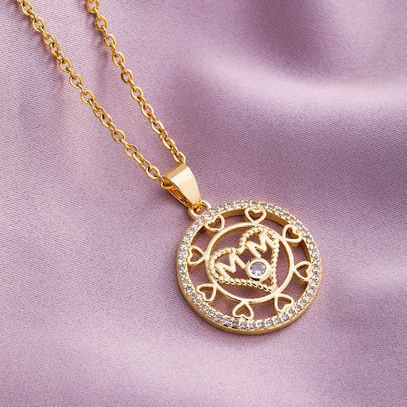 Wholesale Mother's Day Letter Names Stainless Steel Necklaces